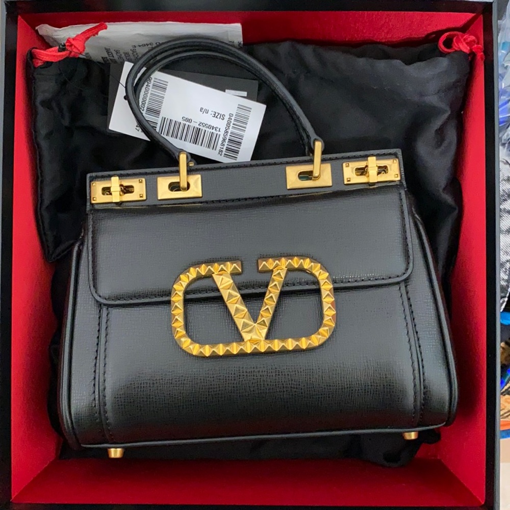 Valentino Mini Bag-VALENTINO
Valentino Garavani Alcove mini textured-leather
